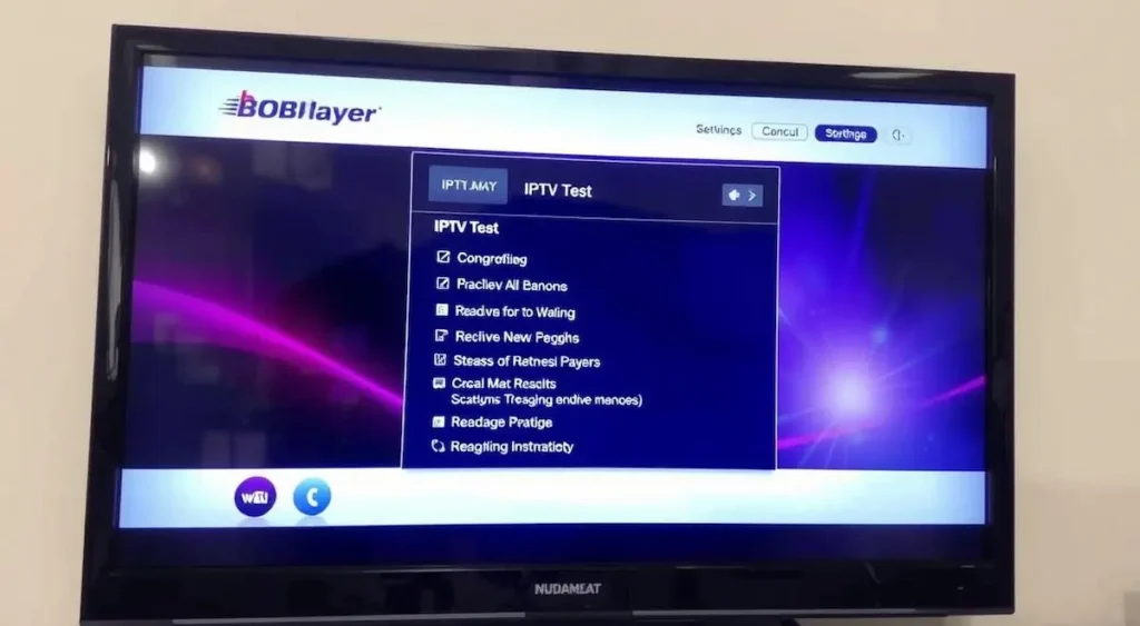 Teste IPTV para BOBPlayer