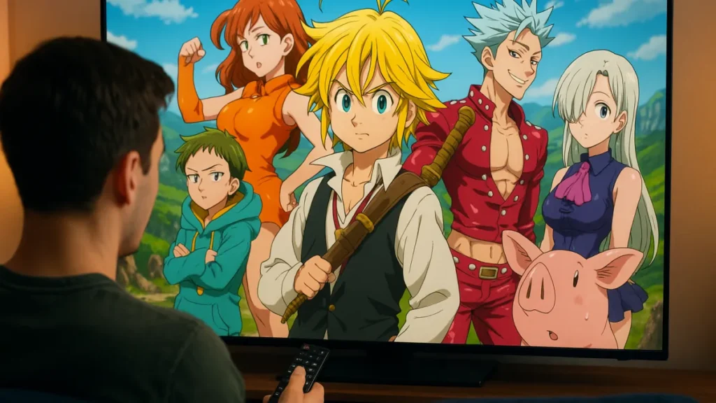 Filmes 7 Pecados Capitais anime: onde ver e ordem filmes 7 pecados capitais anime 1